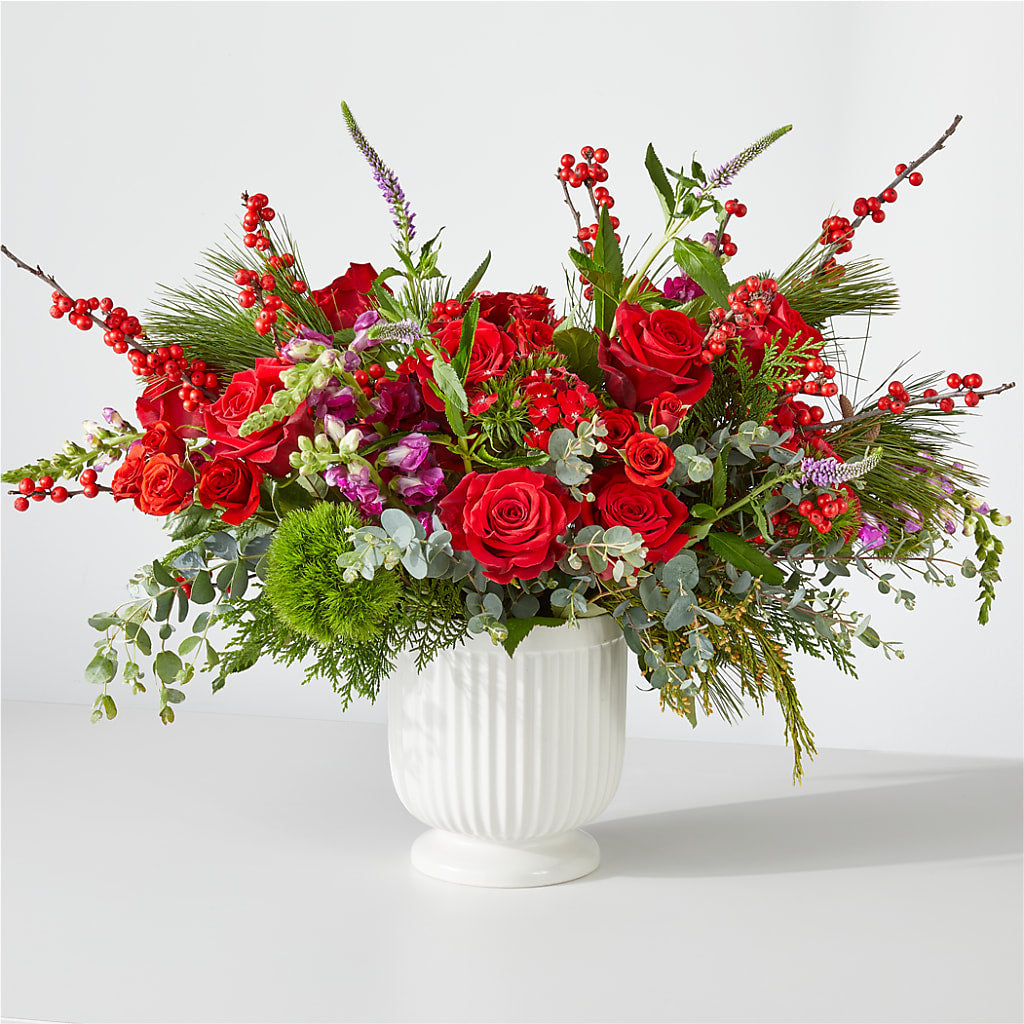 Big Red Bow Bouquet – SOUTHERN TRADITIONS FLORAL & GIFTS, Swainsboro GA