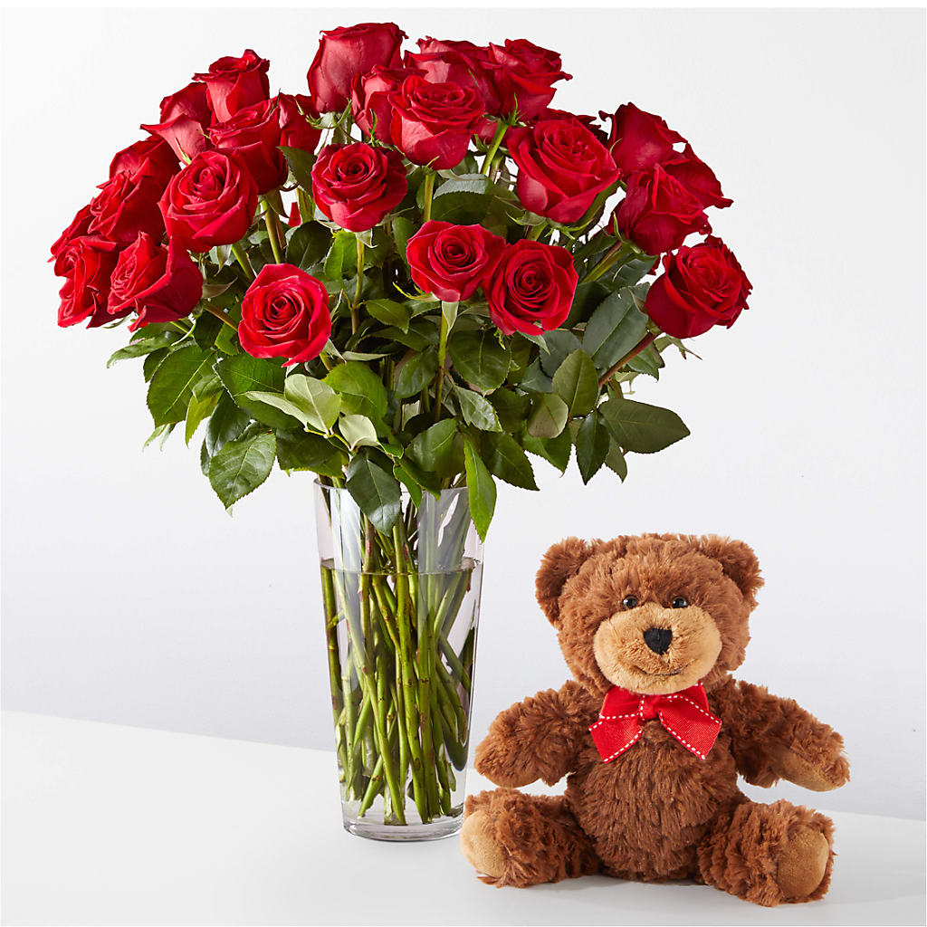 Romantic Long Stem Red Rose Bouquet Bundles – SOUTHERN TRADITIONS FLORAL & GIFTS, Swainsboro GA
