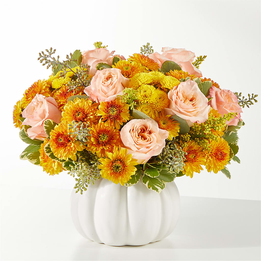 Peachy Pumpkin – SOUTHERN TRADITIONS FLORAL & GIFTS, Swainsboro GA