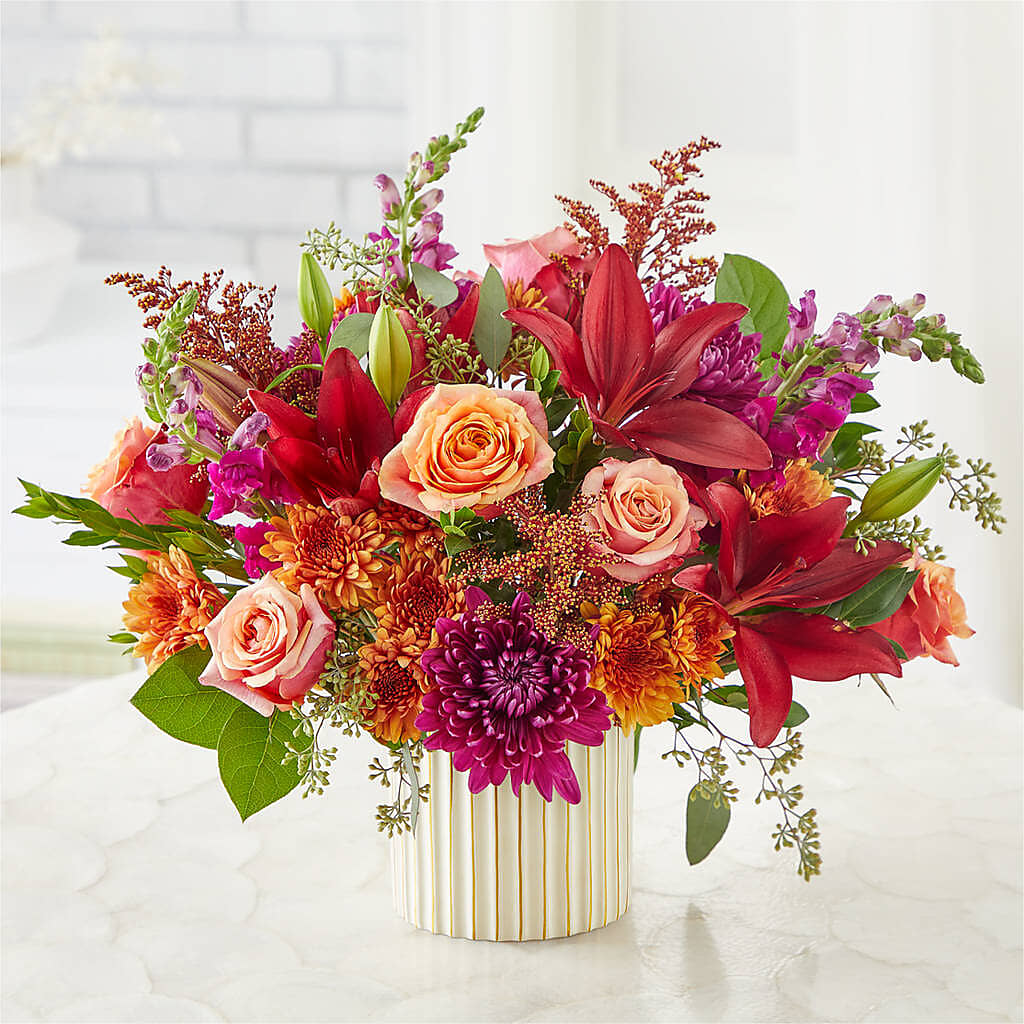 Burgundy Landscape Bouquet – SOUTHERN TRADITIONS FLORAL & GIFTS, Swainsboro GA