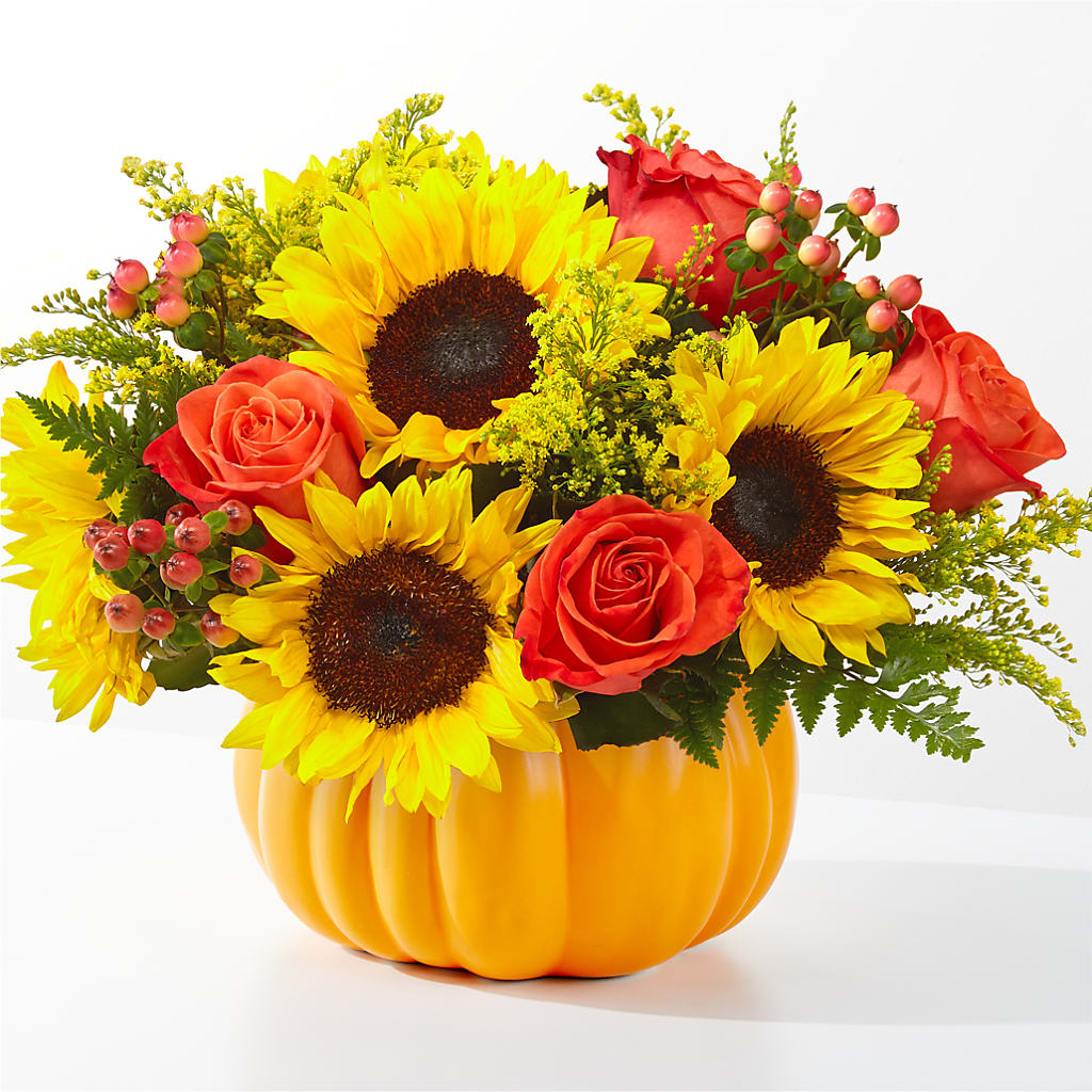 Pick of the Patch Pumpkin Bouquet – SOUTHERN TRADITIONS FLORAL & GIFTS, Swainsboro GA