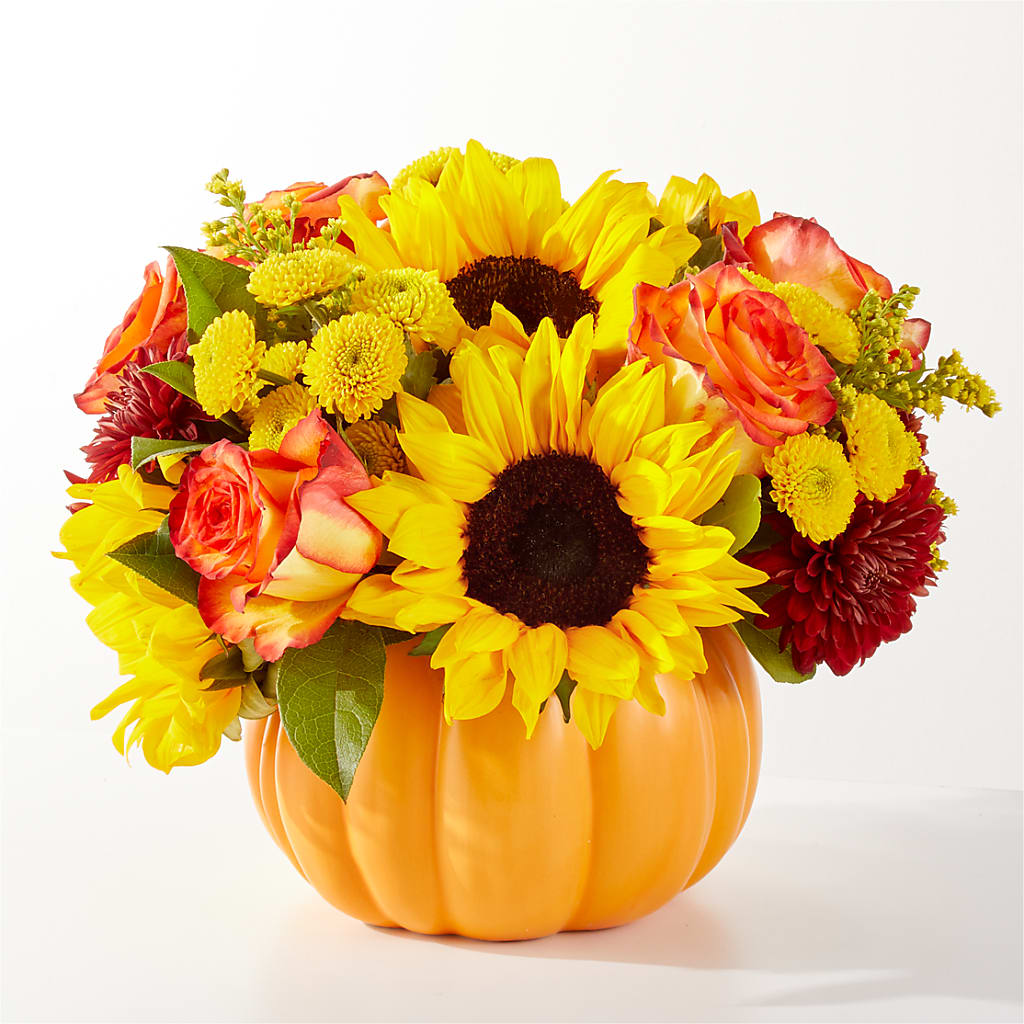 Golden Gourd Pumpkin Bouquet – SOUTHERN TRADITIONS FLORAL & GIFTS, Swainsboro GA