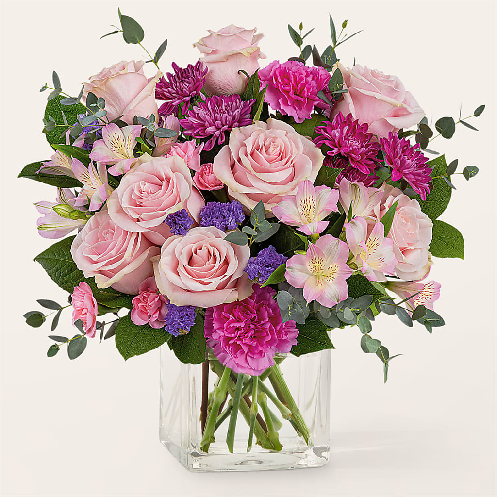 Rosy Radiance Bouquet – SOUTHERN TRADITIONS FLORAL & GIFTS, Swainsboro GA