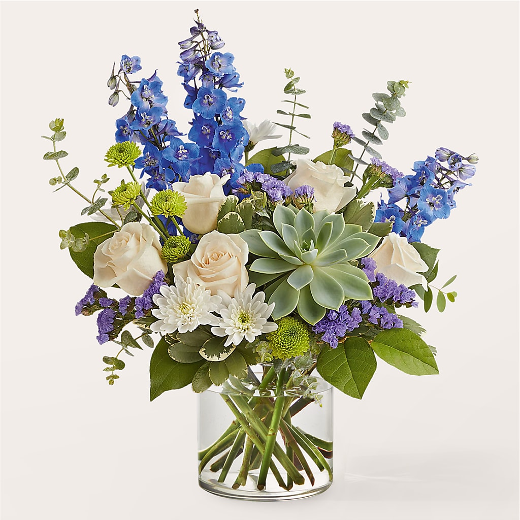 Cerulean Waves Bouquet – SOUTHERN TRADITIONS FLORAL & GIFTS, Swainsboro GA
