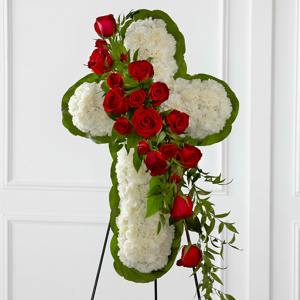 Floral Cross Easel – SOUTHERN TRADITIONS FLORAL & GIFTS, Swainsboro GA