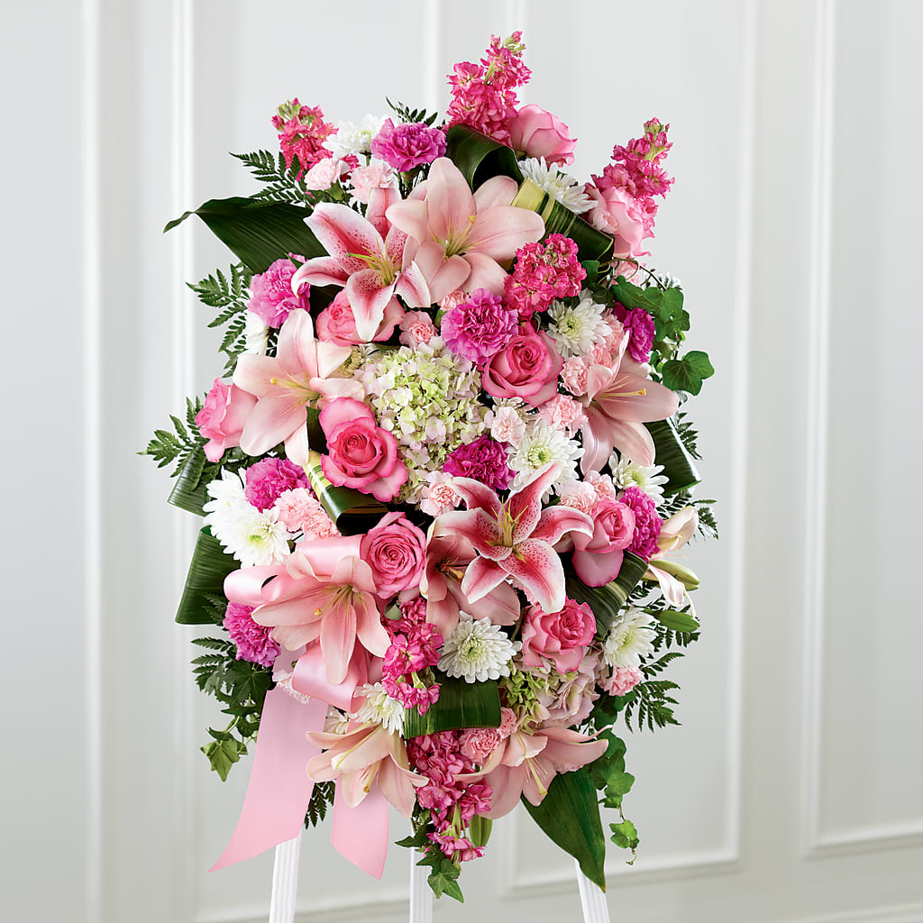 Comforting Standing Spray – SOUTHERN TRADITIONS FLORAL & GIFTS, Swainsboro GA