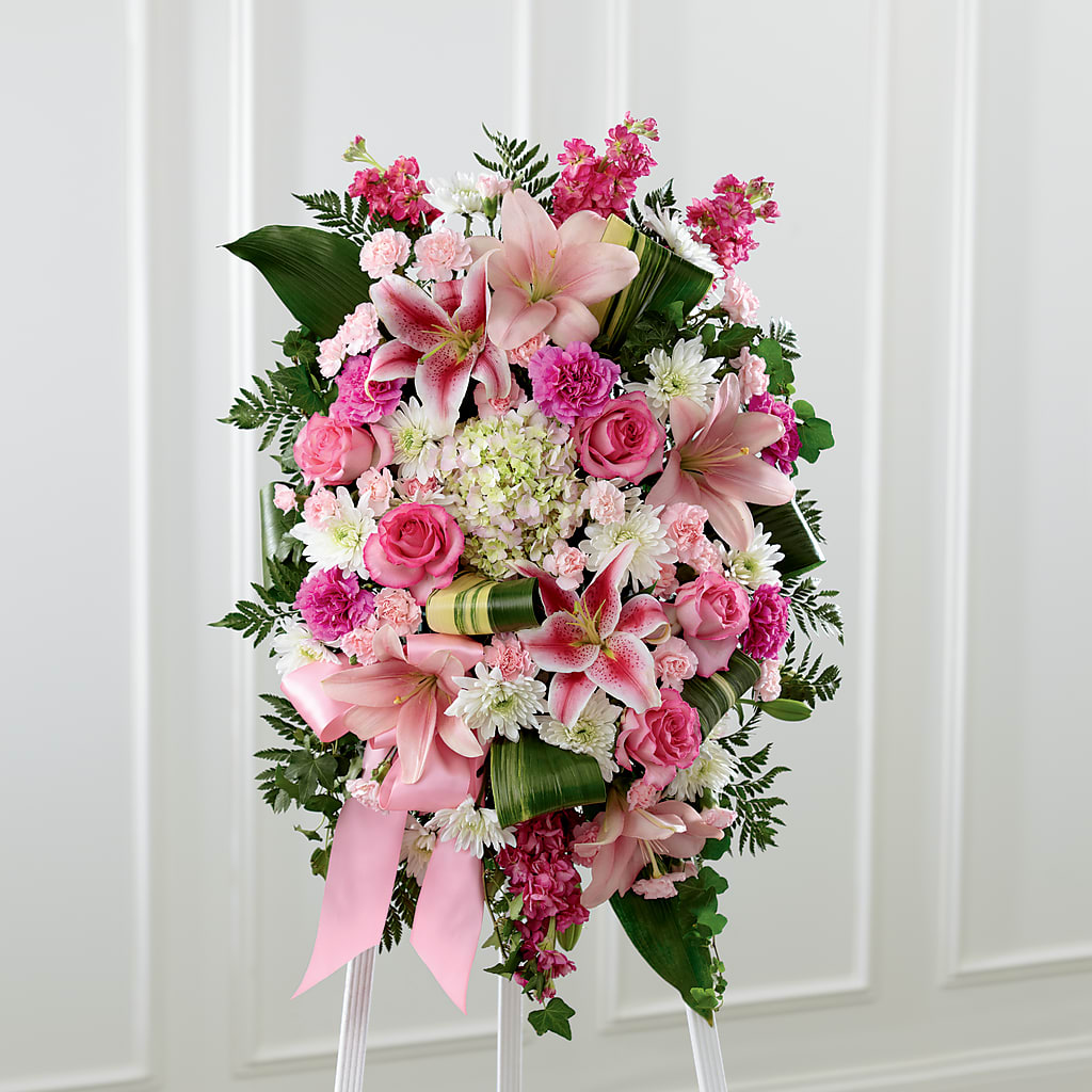 Comforting Standing Spray – SOUTHERN TRADITIONS FLORAL & GIFTS, Swainsboro GA