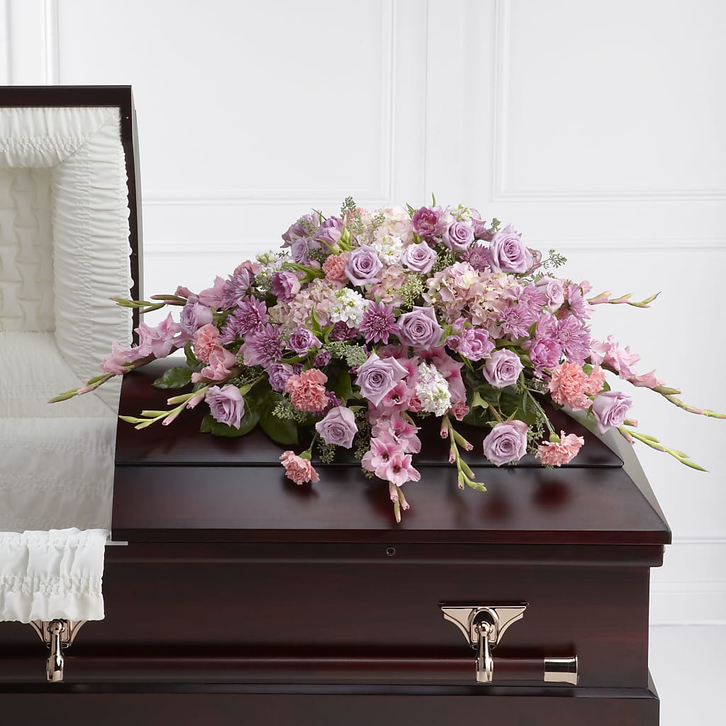 Immorata Casket Spray – SOUTHERN TRADITIONS FLORAL & GIFTS, Swainsboro GA