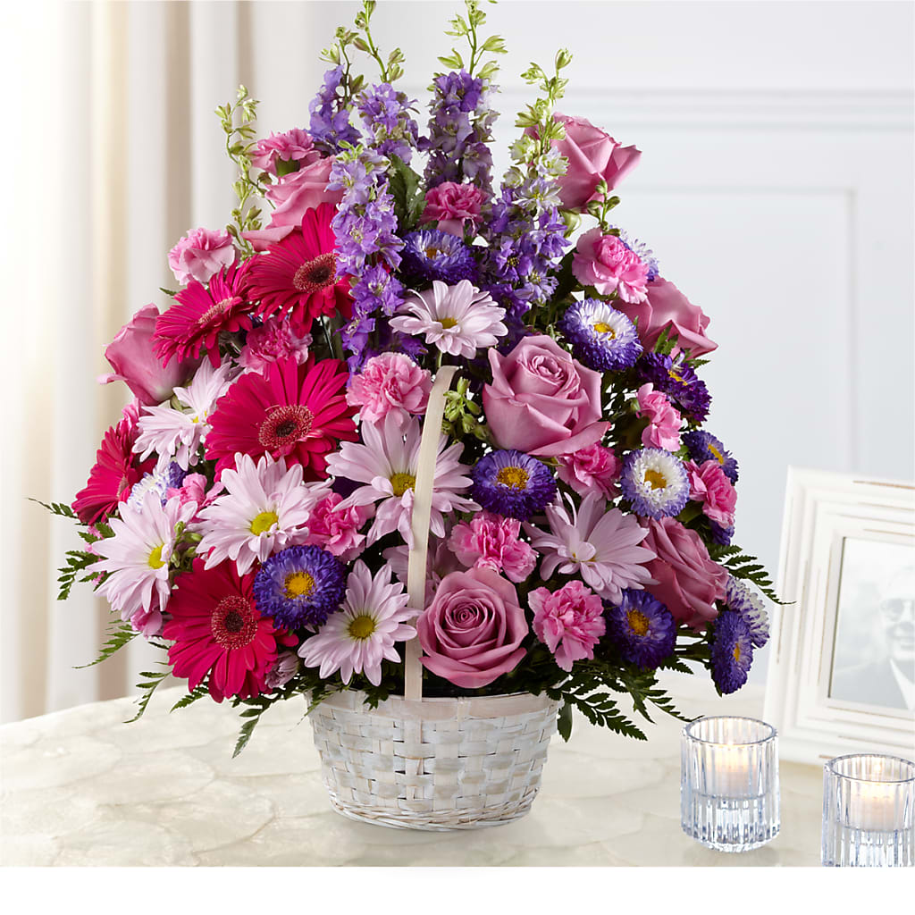Pastel Peace Basket – SOUTHERN TRADITIONS FLORAL & GIFTS, Swainsboro GA