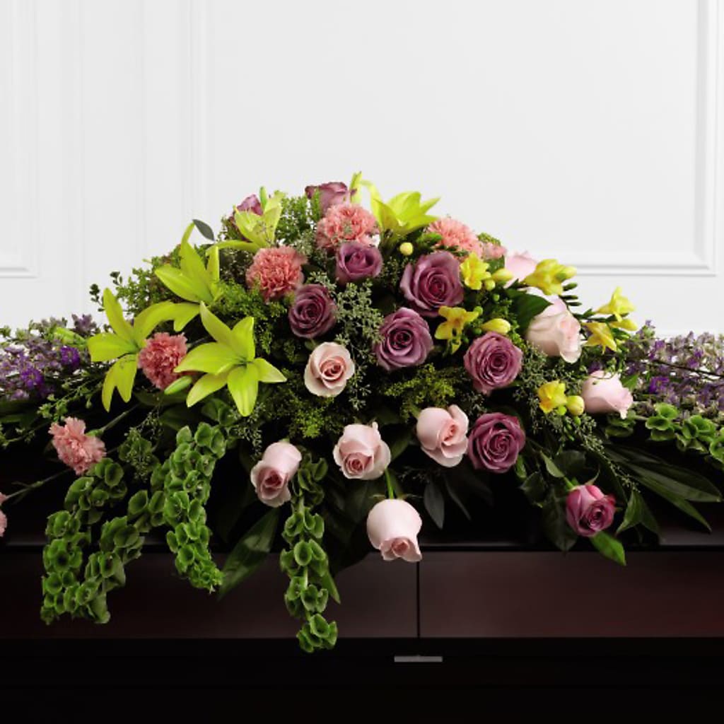 Forever Beloved Casket Spray – SOUTHERN TRADITIONS FLORAL & GIFTS, Swainsboro GA