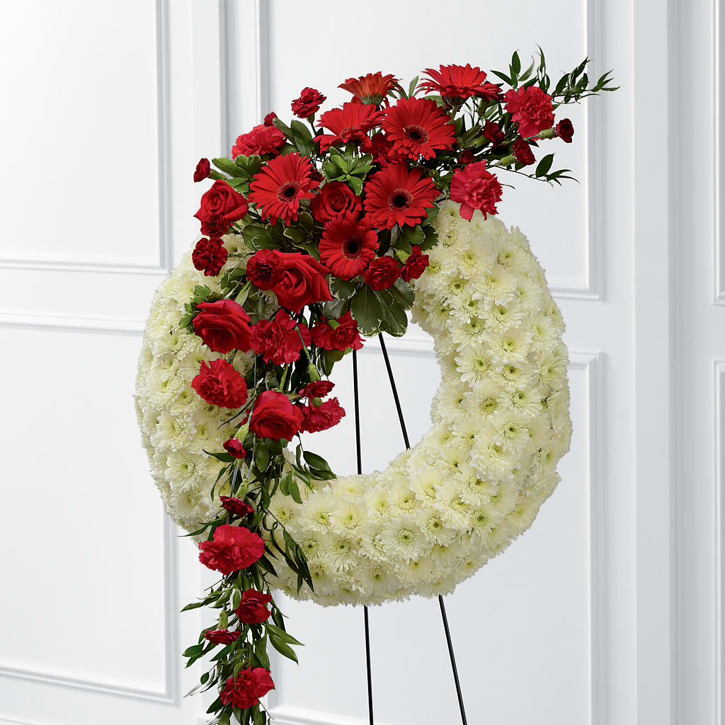 Graceful Tribute Wreath – SOUTHERN TRADITIONS FLORAL & GIFTS, Swainsboro GA