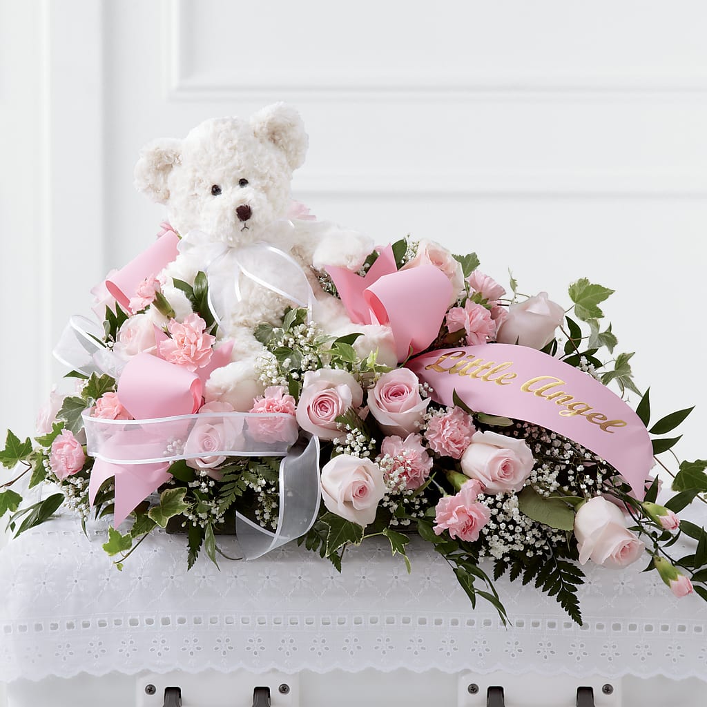 Touch of Sympathy Casket Spray – SOUTHERN TRADITIONS FLORAL & GIFTS, Swainsboro GA