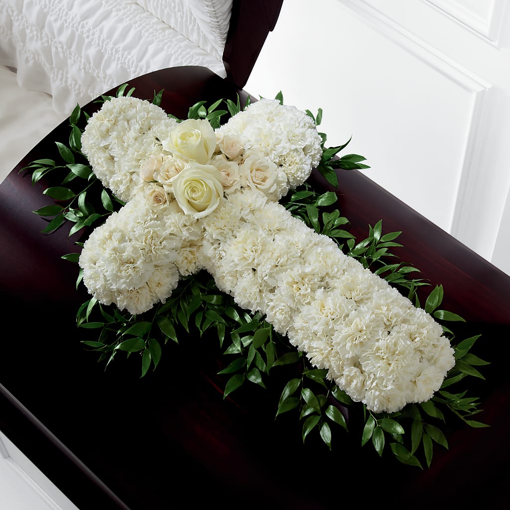 Peaceful Memories Casket Spray (Standard) – SOUTHERN TRADITIONS FLORAL & GIFTS, Swainsboro GA