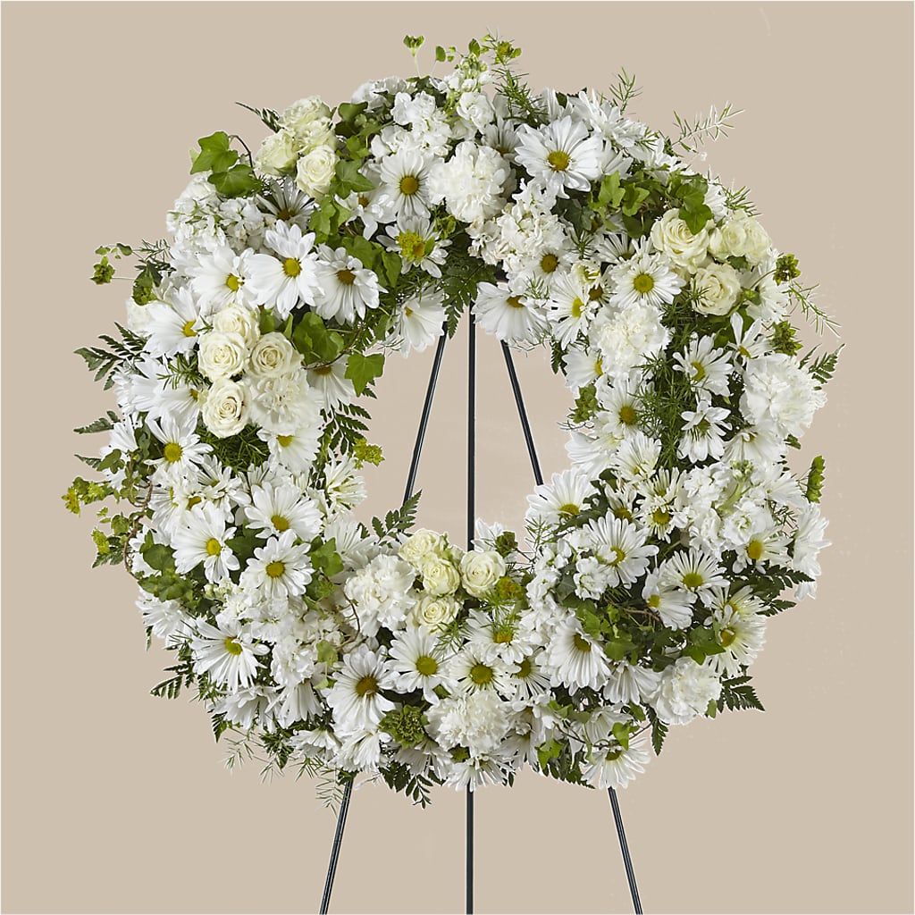 Faithful Wishes Wreath – SOUTHERN TRADITIONS FLORAL & GIFTS, Swainsboro GA