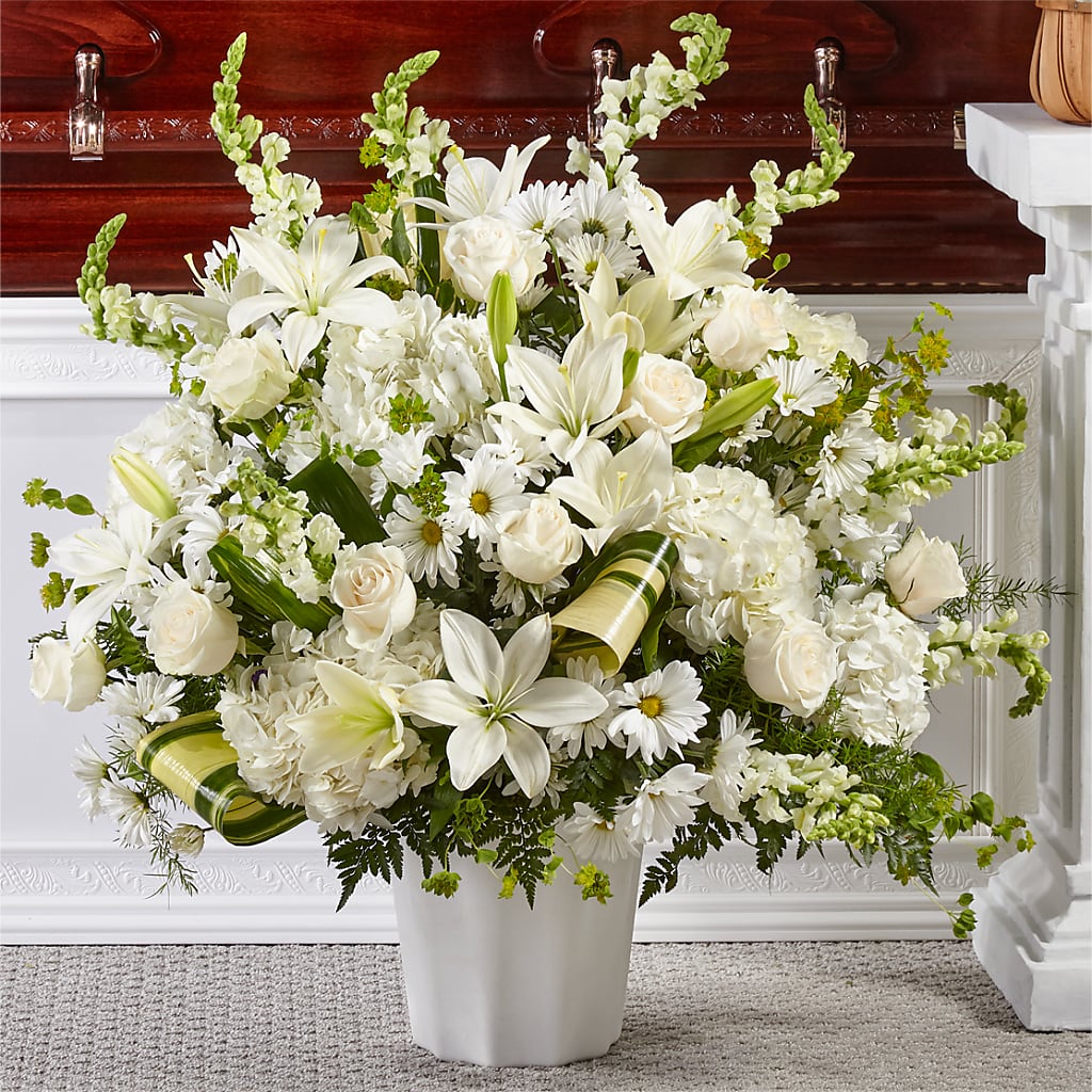 Thoughts of Tranquility Floor Basket – SOUTHERN TRADITIONS FLORAL & GIFTS, Swainsboro GA