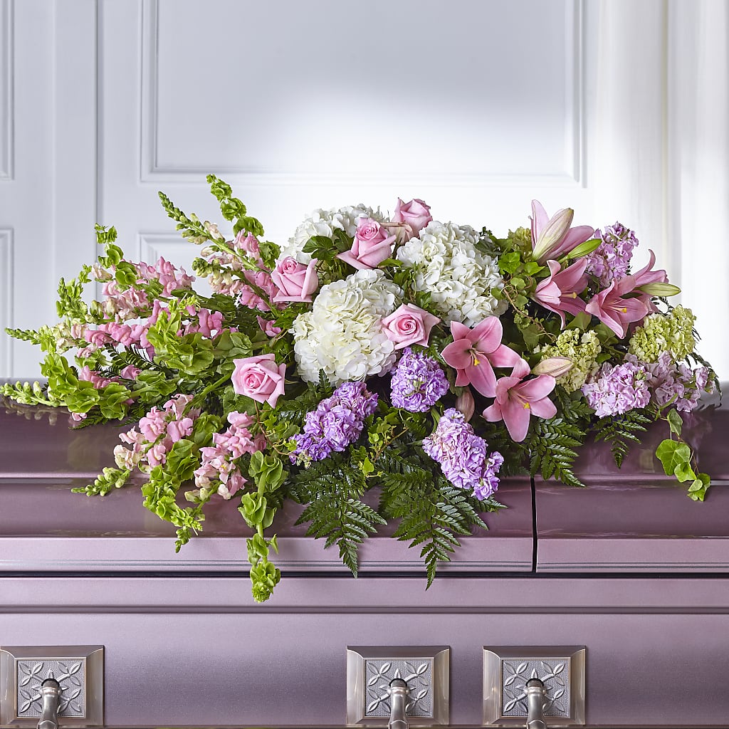 Life's Gratitude Casket Spray – SOUTHERN TRADITIONS FLORAL & GIFTS, Swainsboro GA