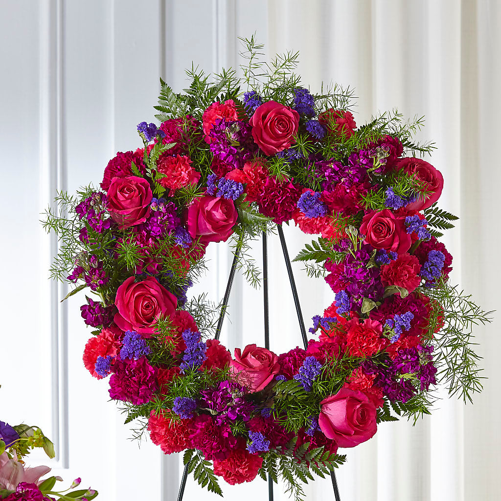 Calming Colors Wreath – SOUTHERN TRADITIONS FLORAL & GIFTS, Swainsboro GA