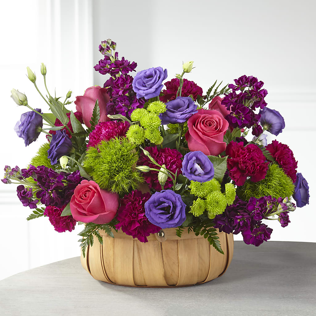 Serene Sanctuary Basket – SOUTHERN TRADITIONS FLORAL & GIFTS, Swainsboro GA