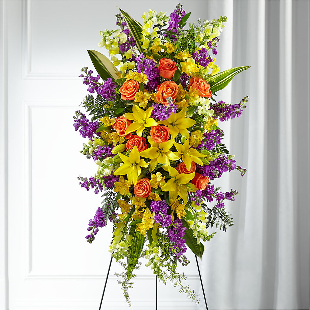 Thoughtful Prayers Standing Spray – SOUTHERN TRADITIONS FLORAL & GIFTS, Swainsboro GA