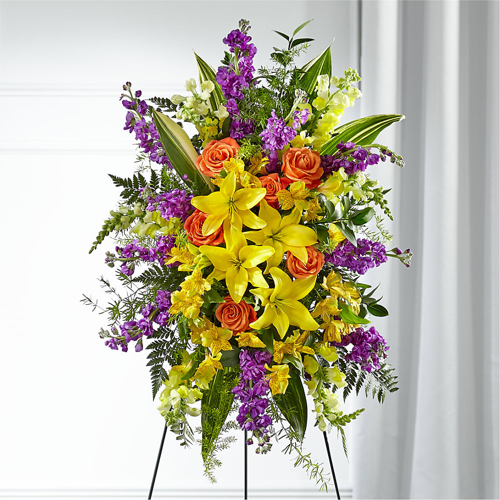 Thoughtful Prayers Standing Spray – SOUTHERN TRADITIONS FLORAL & GIFTS, Swainsboro GA