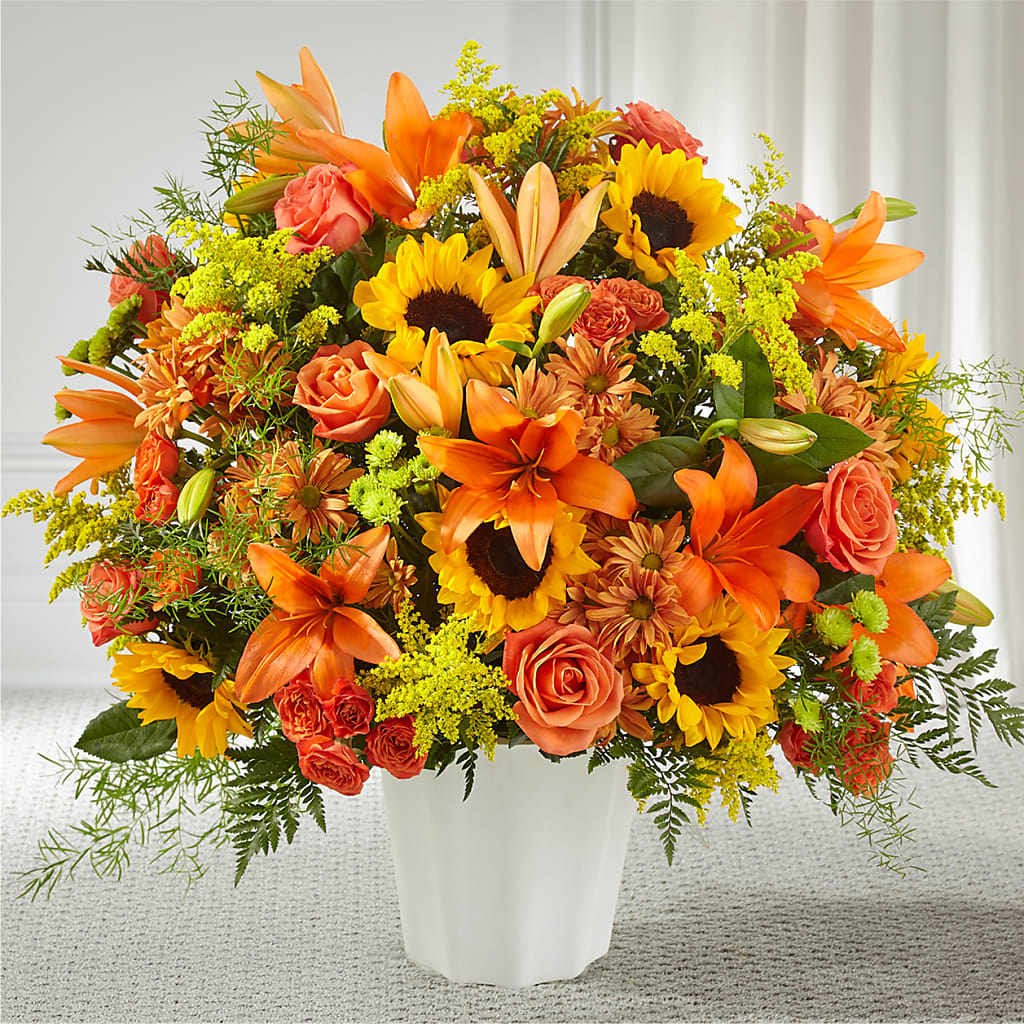 Harvest Thoughts Floor Basket – SOUTHERN TRADITIONS FLORAL & GIFTS, Swainsboro GA