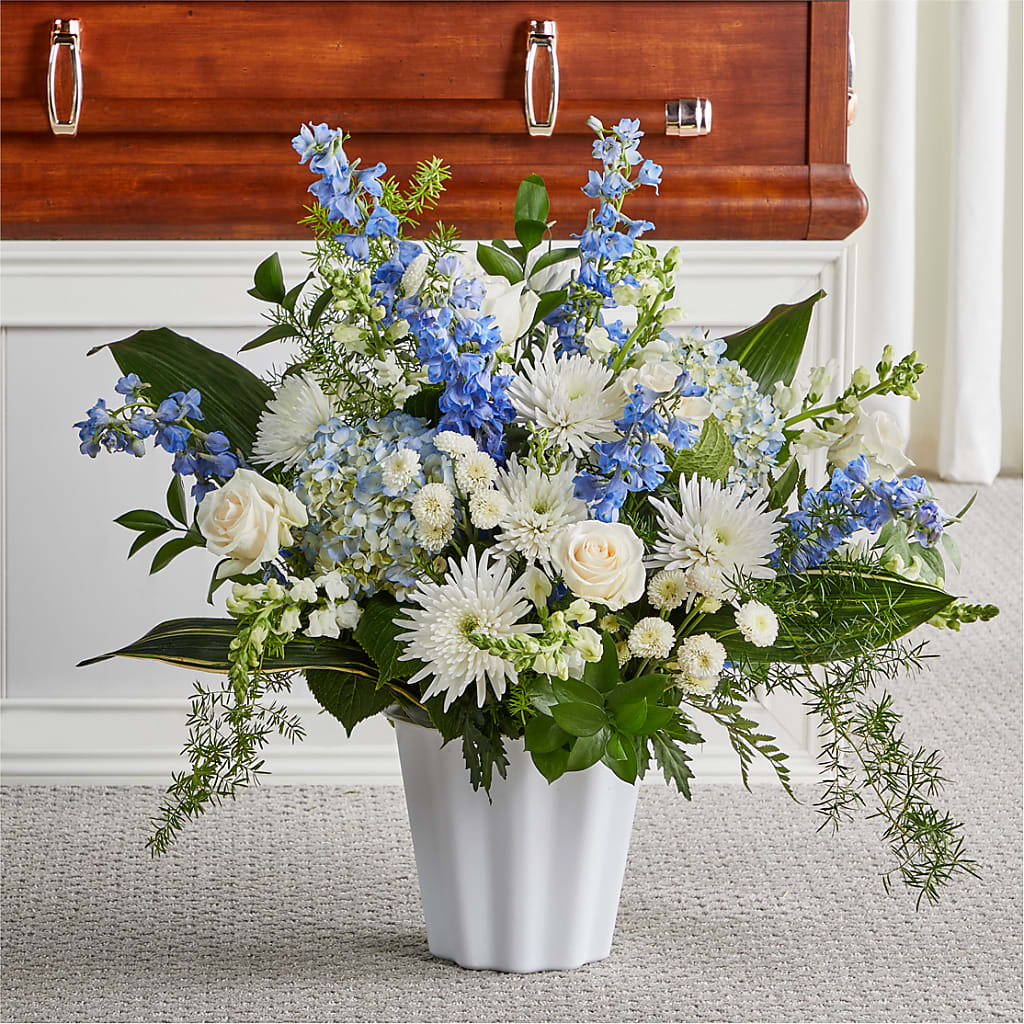 Everlasting Memories Floor Basket – SOUTHERN TRADITIONS FLORAL & GIFTS, Swainsboro GA