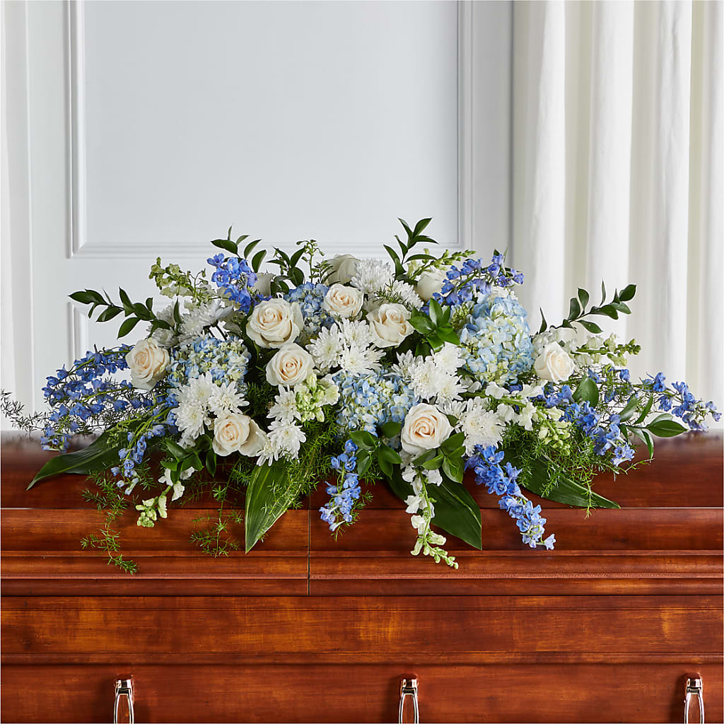 Timeless Essence Casket Spray – SOUTHERN TRADITIONS FLORAL & GIFTS, Swainsboro GA