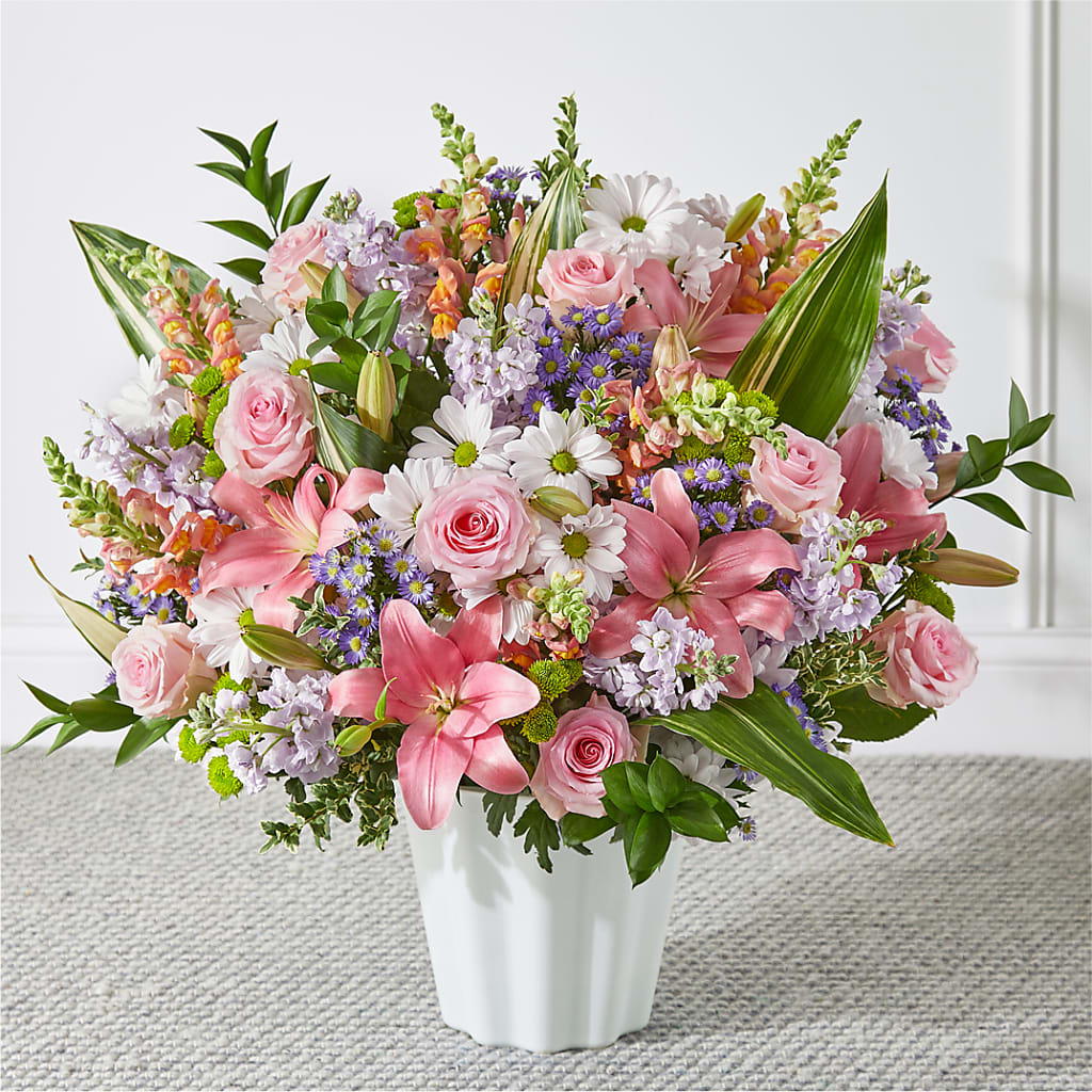Abundant Compassion Floor Basket – SOUTHERN TRADITIONS FLORAL & GIFTS, Swainsboro GA