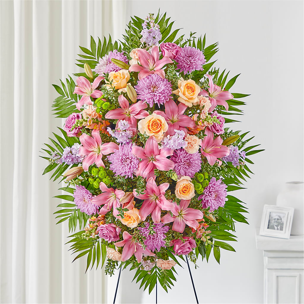 Love & Light Standing Spray – SOUTHERN TRADITIONS FLORAL & GIFTS, Swainsboro GA