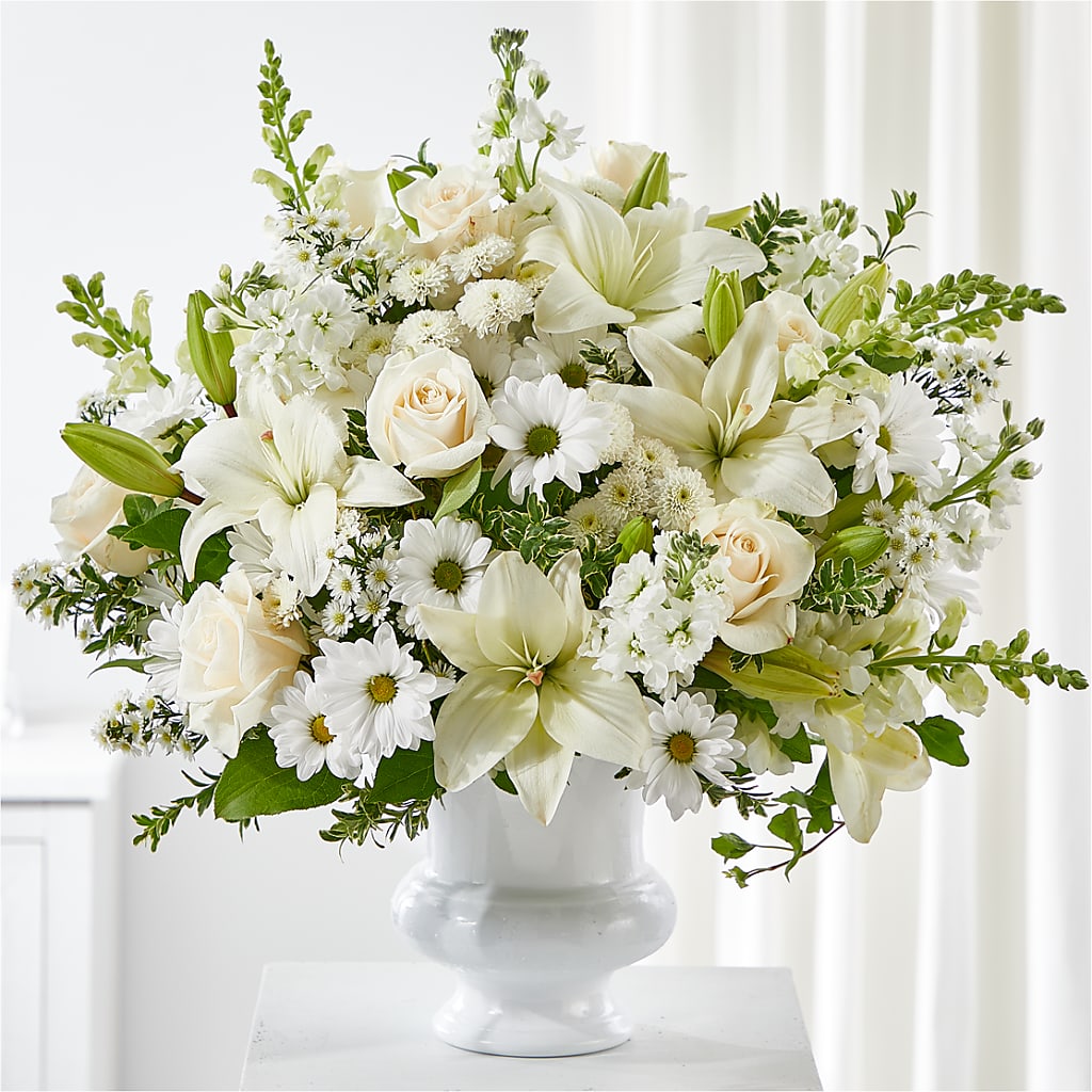 Uplifting Urn Arrangement – SOUTHERN TRADITIONS FLORAL & GIFTS, Swainsboro GA