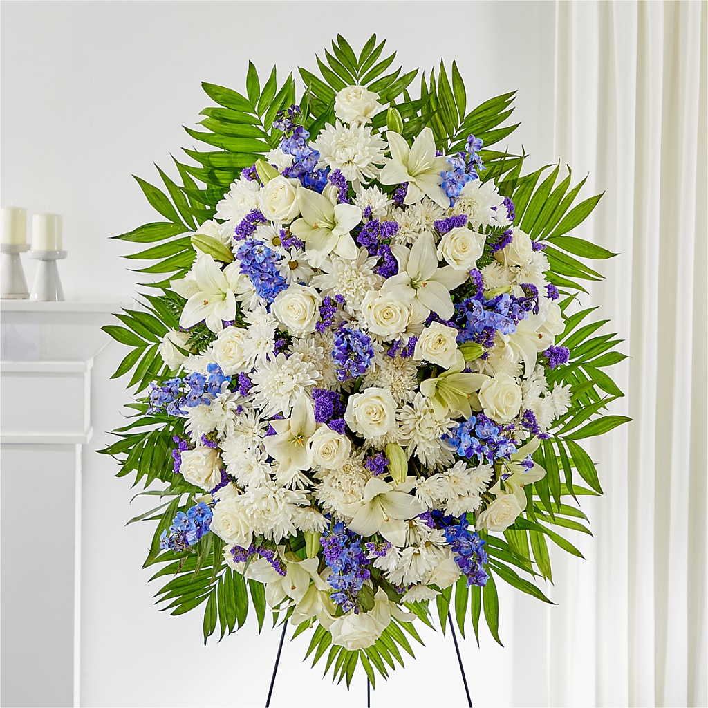 At Rest Standing Spray – SOUTHERN TRADITIONS FLORAL & GIFTS, Swainsboro GA