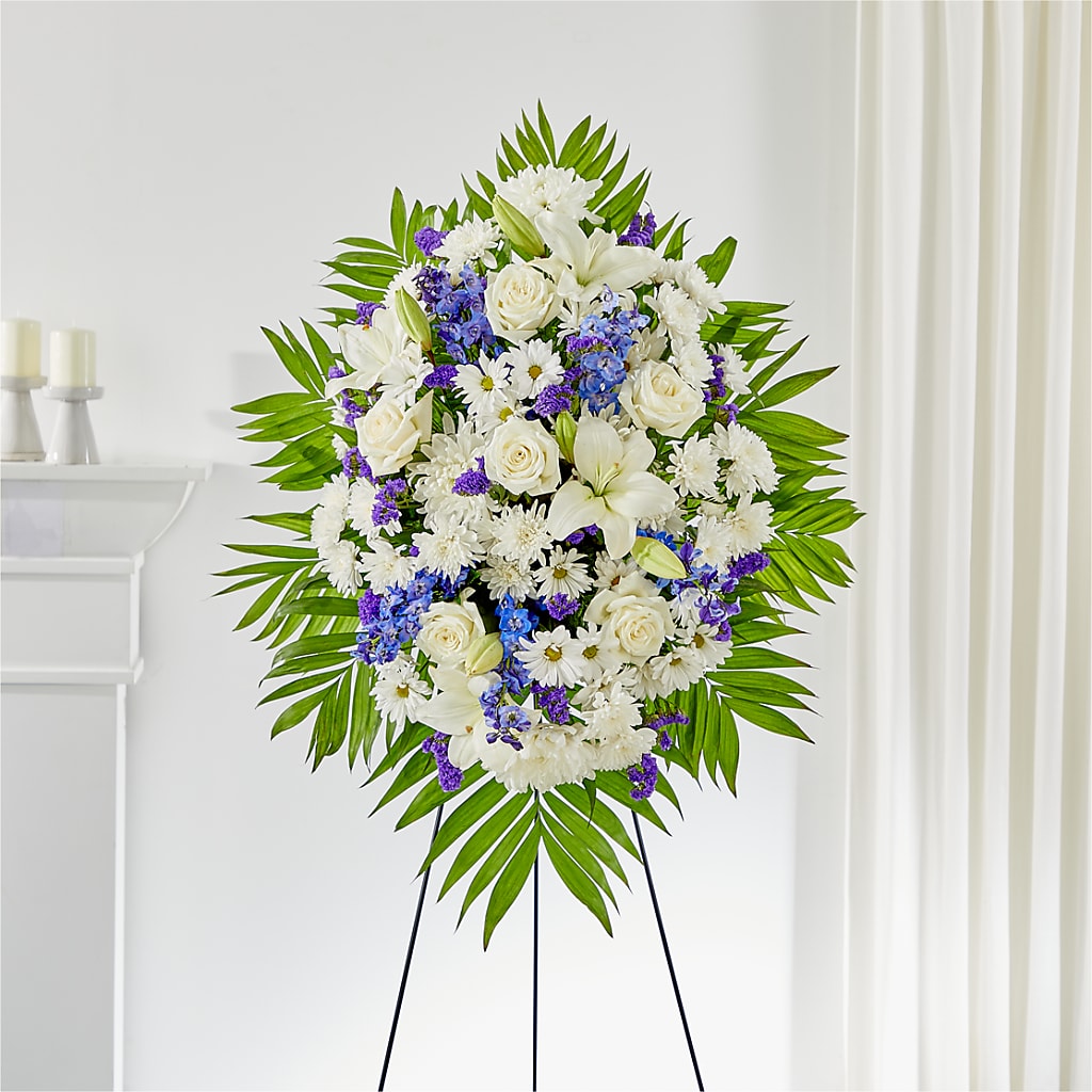 At Rest Standing Spray – SOUTHERN TRADITIONS FLORAL & GIFTS, Swainsboro GA