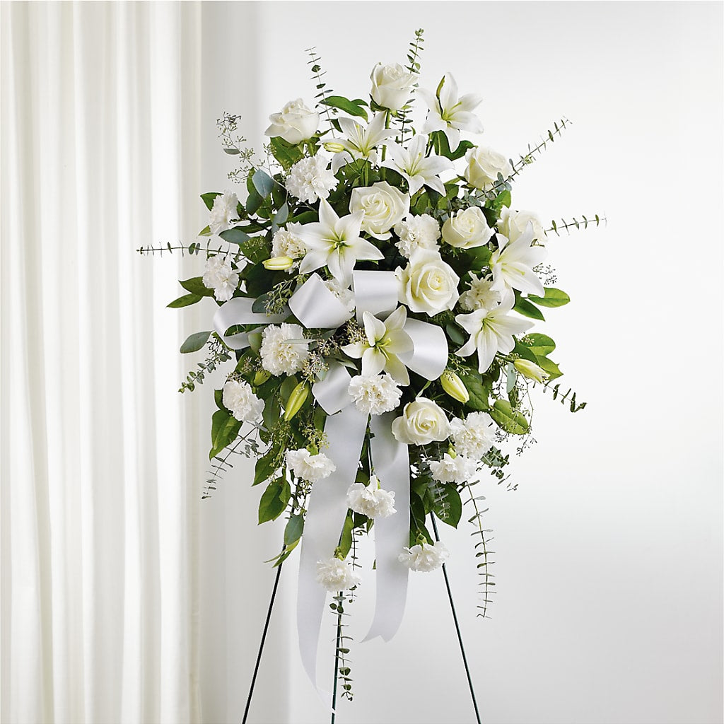 With Care Standing Spray – SOUTHERN TRADITIONS FLORAL & GIFTS, Swainsboro GA