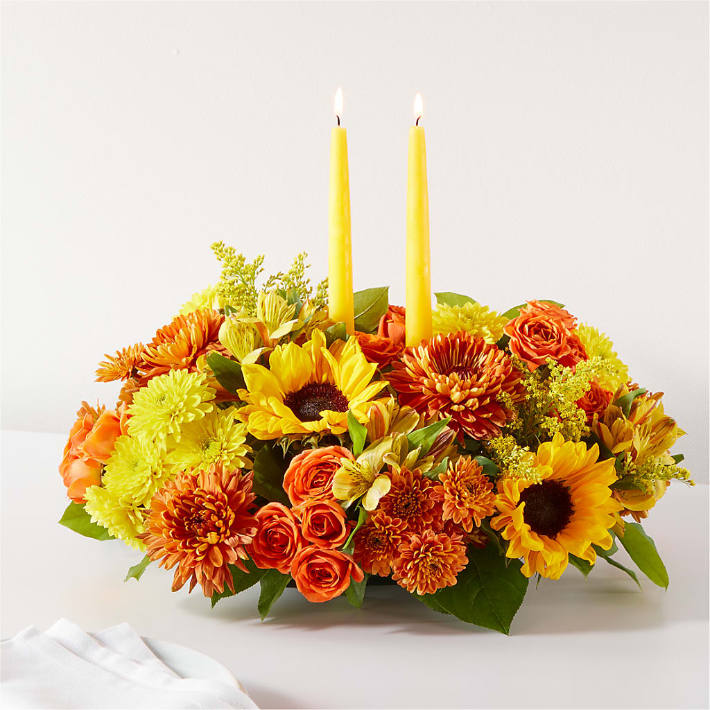 Autumn Harmony Centerpiece – SOUTHERN TRADITIONS FLORAL & GIFTS, Swainsboro GA