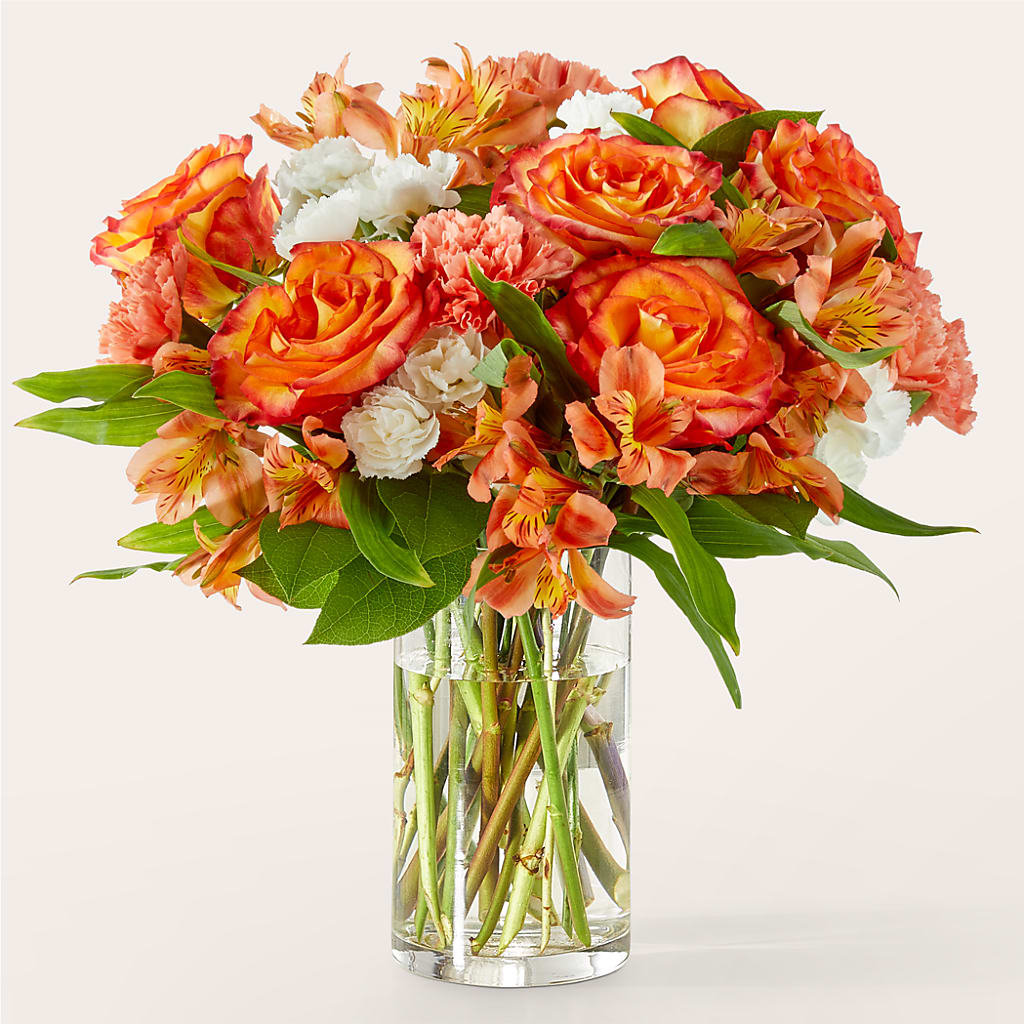 Apricot Glow Bouquet – SOUTHERN TRADITIONS FLORAL & GIFTS, Swainsboro GA