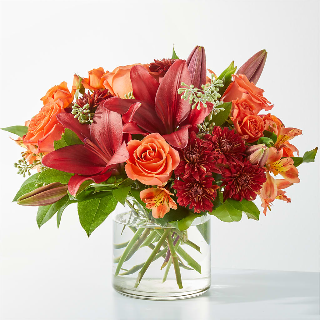 Crimson Leaves Bouquet – SOUTHERN TRADITIONS FLORAL & GIFTS, Swainsboro GA
