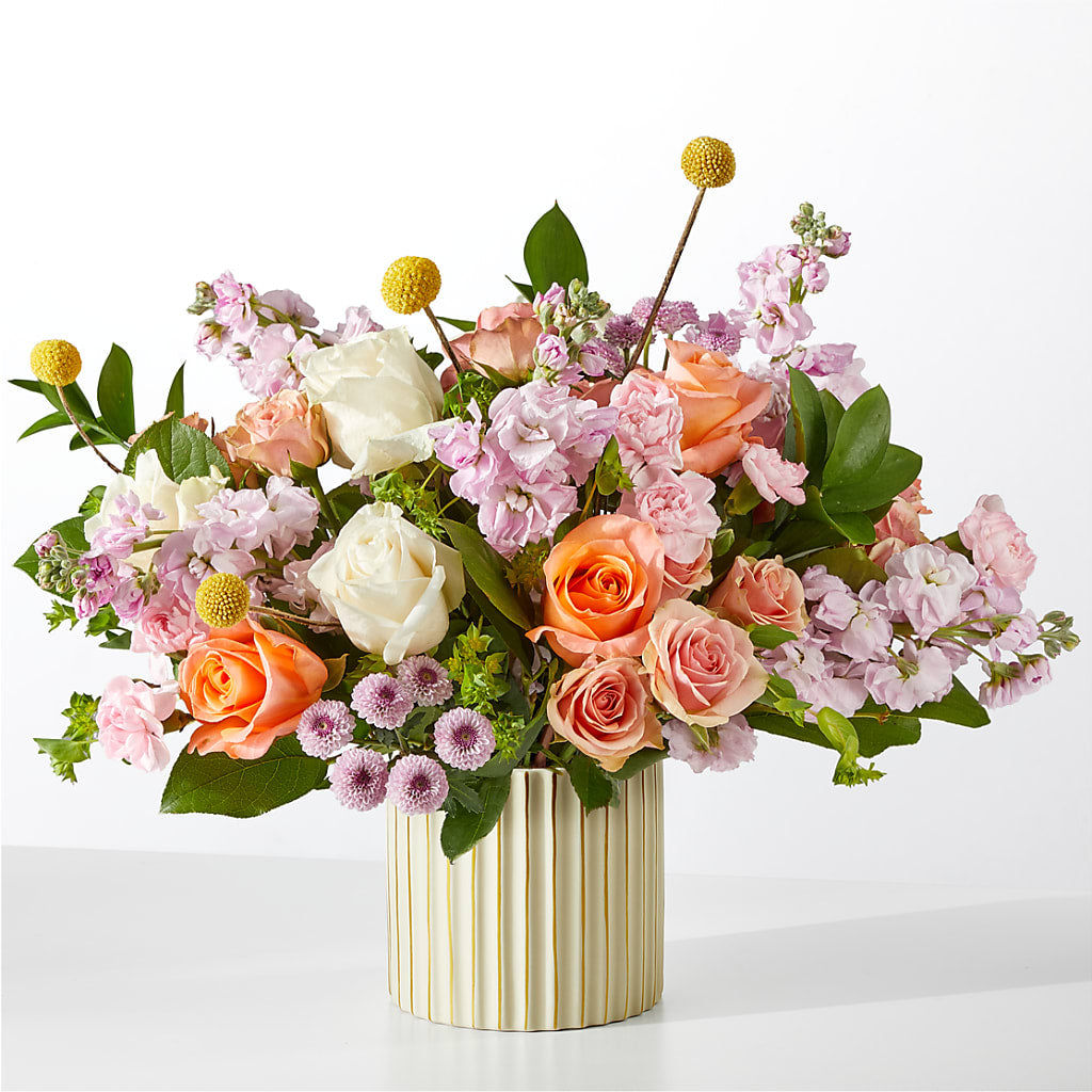 French Market Bouquet with Ivory Vase – SOUTHERN TRADITIONS FLORAL & GIFTS, Swainsboro GA