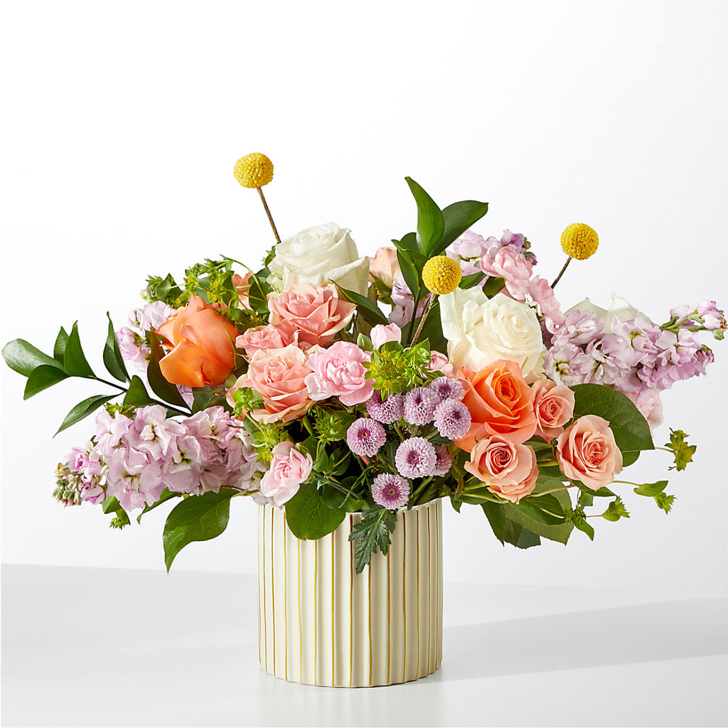 French Market Bouquet with Ivory Vase – SOUTHERN TRADITIONS FLORAL & GIFTS, Swainsboro GA