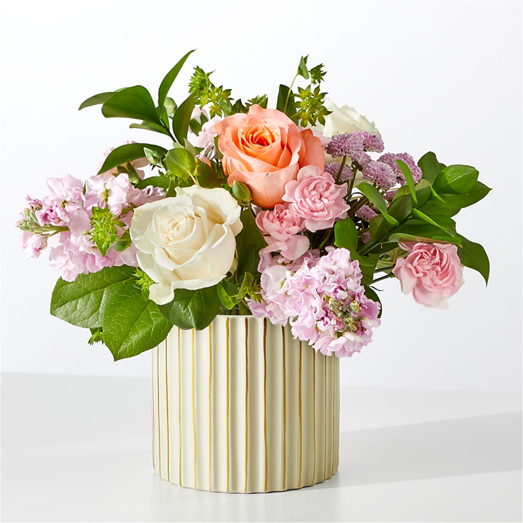 French Market Bouquet with Ivory Vase – SOUTHERN TRADITIONS FLORAL & GIFTS, Swainsboro GA