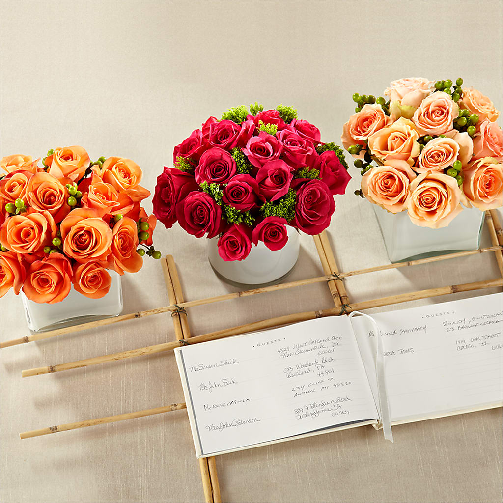 Dawn Rose Centerpiece – SOUTHERN TRADITIONS FLORAL & GIFTS, Swainsboro GA