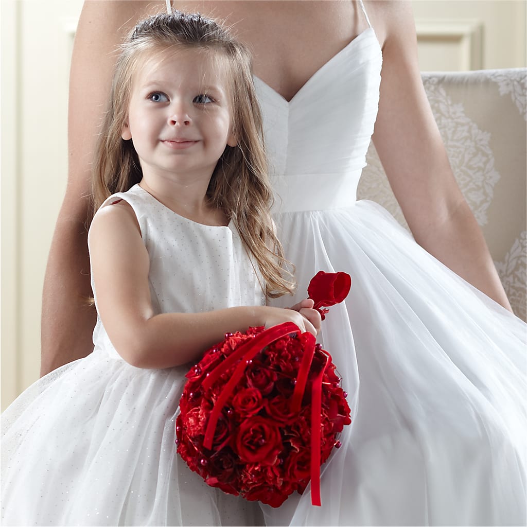 Pure at Heart Flower Girl Arrangement – SOUTHERN TRADITIONS FLORAL & GIFTS, Swainsboro GA