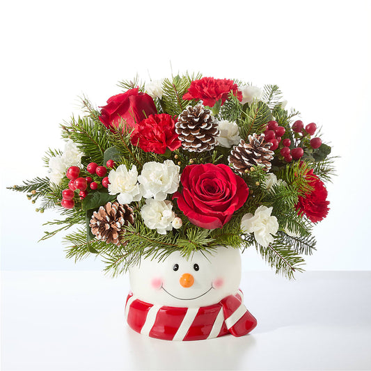 Jolly Snowman Bouquet – SOUTHERN TRADITIONS FLORAL & GIFTS, Swainsboro GA
