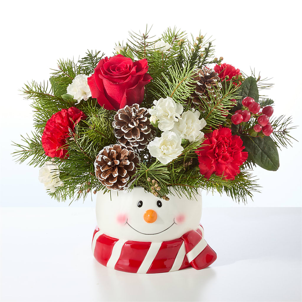 Jolly Snowman Bouquet – SOUTHERN TRADITIONS FLORAL & GIFTS, Swainsboro GA