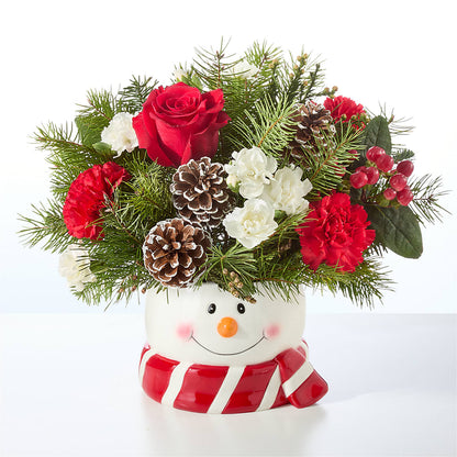 Jolly Snowman Bouquet – SOUTHERN TRADITIONS FLORAL & GIFTS, Swainsboro GA