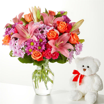 One and Only Bouquet and Bear Bundle – SOUTHERN TRADITIONS FLORAL & GIFTS, Swainsboro GA