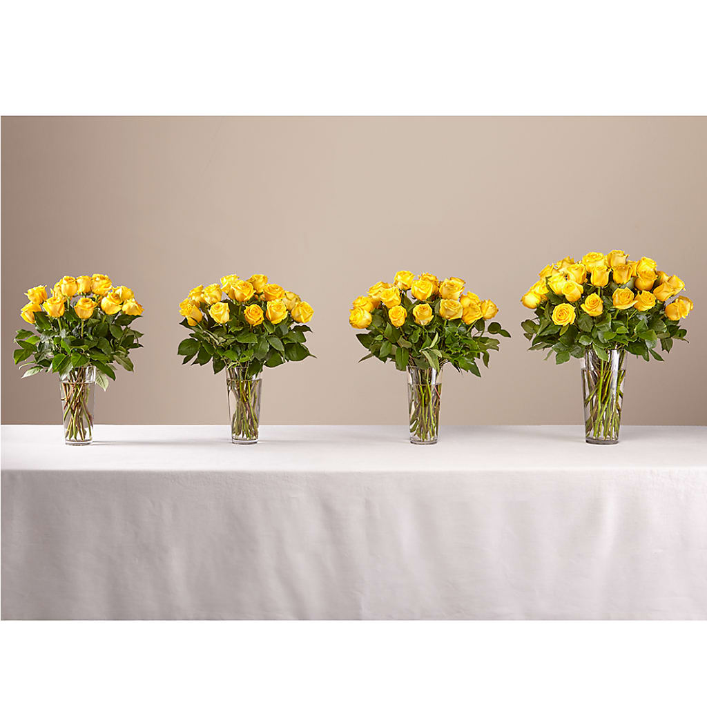 Long Stem Yellow Rose Bouquet – SOUTHERN TRADITIONS FLORAL & GIFTS, Swainsboro GA