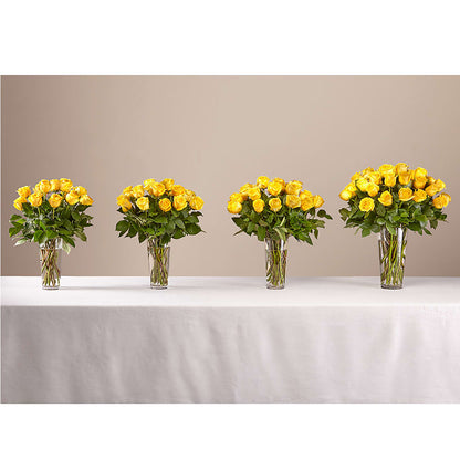 Long Stem Yellow Rose Bouquet – SOUTHERN TRADITIONS FLORAL & GIFTS, Swainsboro GA