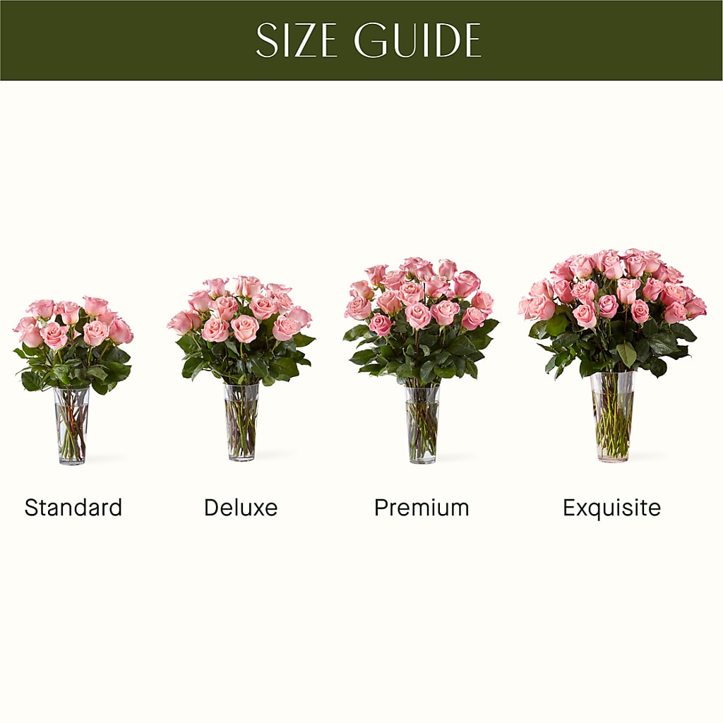 Long Stem Pink Rose Bouquet – SOUTHERN TRADITIONS FLORAL & GIFTS, Swainsboro GA