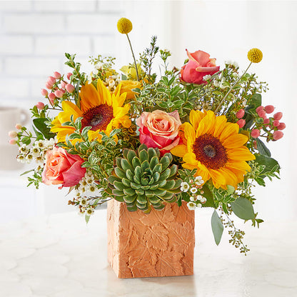 Sunflower Season Bouquet – SOUTHERN TRADITIONS FLORAL & GIFTS, Swainsboro GA