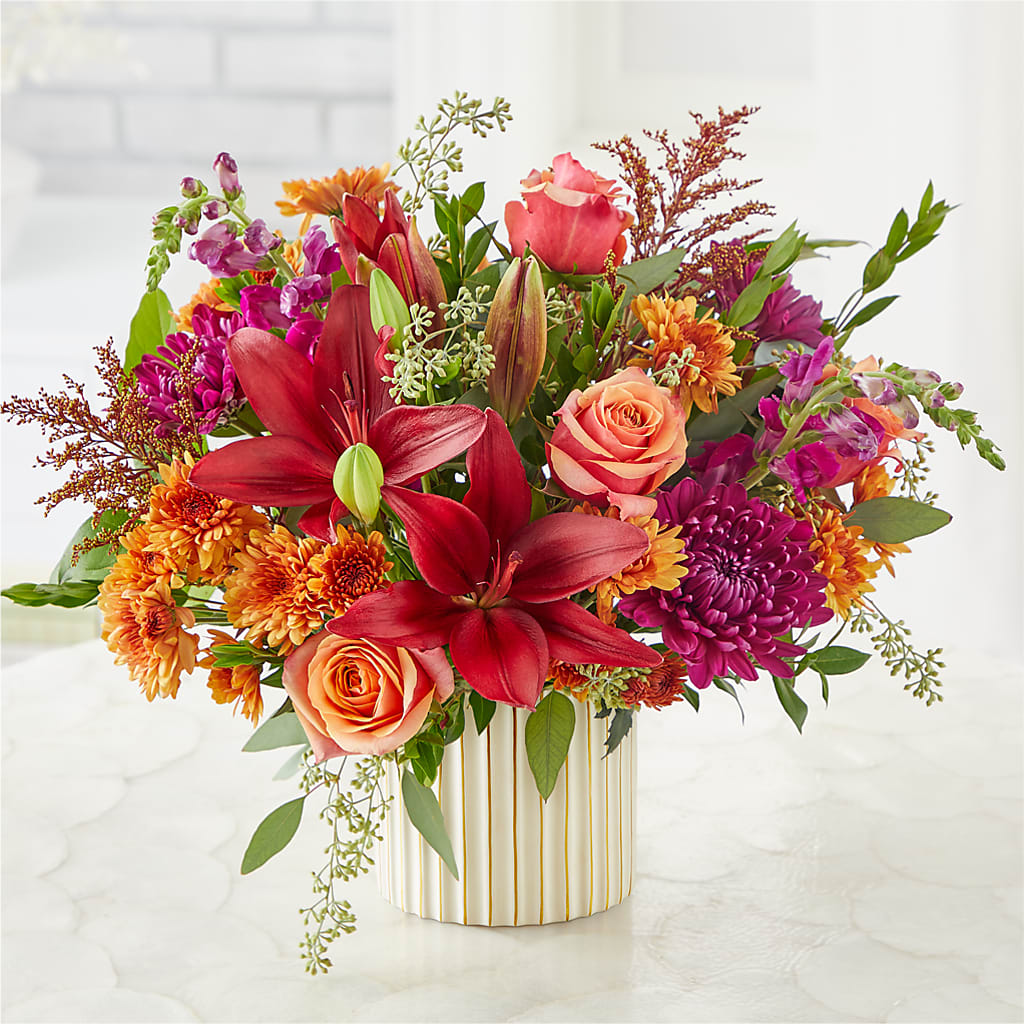 Burgundy Landscape Bouquet – SOUTHERN TRADITIONS FLORAL & GIFTS, Swainsboro GA